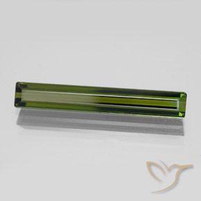 Turmalina Verde Terroso Natural 2.65ct, Corte Octógono / Esmeralda, VVS