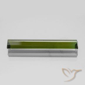 Turmalina Verde Terroso Natural 2.65ct, Corte Octógono / Esmeralda, VVS