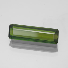 Turmalina verde natural 2,02ct, corte esmeralda, VVS