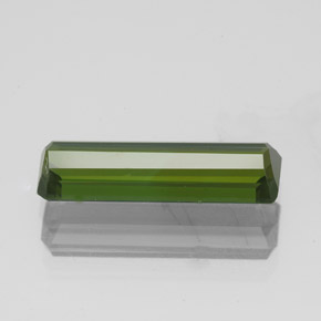 Turmalina verde natural 2,02ct, corte esmeralda, VVS