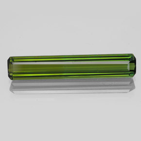 Turmalina verde natural 2,70ct, corte esmeralda, VVS-VS