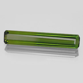 Turmalina verde natural 2,70ct, corte esmeralda, VVS-VS