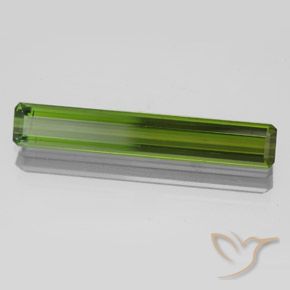Turmalina Verde floresta Natural 2.47ct, Corte Octógono / Esmeralda, VS-SI