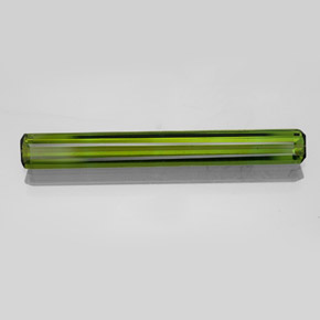Turmalina verde natural 2,65ct, corte esmeralda, VVS-VS