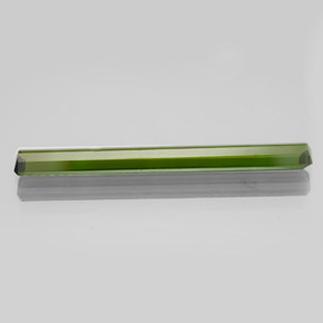 Turmalina verde natural 2,65ct, corte esmeralda, VVS-VS