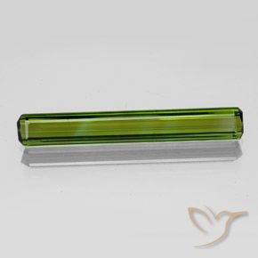 2.14ct Natural Verde amarelado Turmalina, Corte Esmeralda, VVS-VS