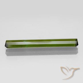 Turmalina Verde amarelado Natural 2.14ct, Corte Octógono / Esmeralda, VVS-VS