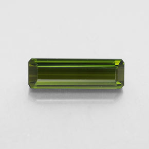 Turmalina verde natural 2,25ct, corte esmeralda, VVS