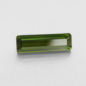 Turmalina verde natural 2,25ct, corte esmeralda, VVS