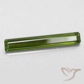 Turmalina verde escuro Natural 2.32ct, Corte Octógono / Esmeralda, VVS