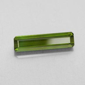 Turmalina verde natural 2,04ct, corte esmeralda, VVS-VS