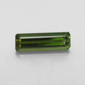 Turmalina verde natural 2,22ct, corte esmeralda, VVS-VS