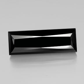 Turmalina Schorl Natural 48.28ct, baguete, Opaco