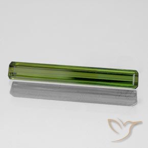 Turmalina Verde Terroso Natural 1.40ct, Corte Octógono / Esmeralda, VVS-VS