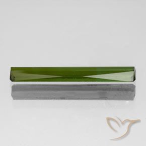Turmalina Verde Terroso Natural 1.40ct, Corte Octógono / Esmeralda, VVS-VS
