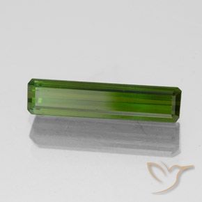 Turmalina Verde floresta Natural 1.47ct, Corte Octógono / Esmeralda, VVS-VS