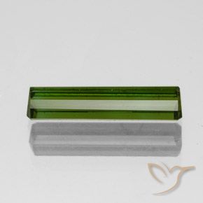 Turmalina Verde floresta Natural 1.47ct, Corte Octógono / Esmeralda, VVS-VS