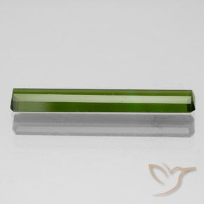Turmalina Verde escuro Natural 1.51ct, Corte Octógono / Esmeralda, VVS-VS