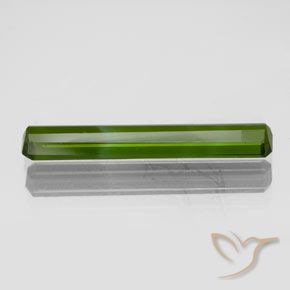 Turmalina Verde escuro Natural 1.55ct, Corte Octógono / Esmeralda, VVS-VS