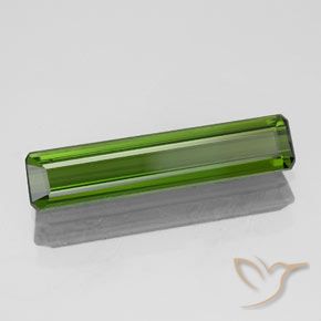 Turmalina Verde escuro Natural 1.43ct, Corte Octógono / Esmeralda, VVS-VS