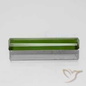 Turmalina Verde escuro Natural 1.43ct, Corte Octógono / Esmeralda, VVS-VS