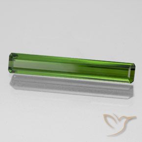 Turmalina Verde Terroso Natural 1.59ct, Corte Octógono / Esmeralda, VVS