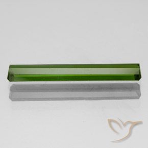 Turmalina Verde Terroso Natural 1.59ct, Corte Octógono / Esmeralda, VVS