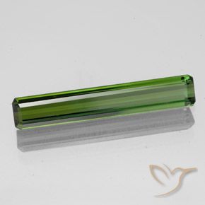 Turmalina Algas Verdes Natural 1.38ct, Corte Octógono / Esmeralda, VVS-VS