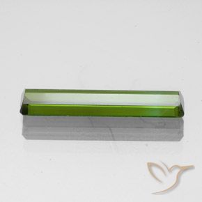Turmalina Verde amarelado Natural 1.45ct, Corte Octógono / Esmeralda, VVS-VS