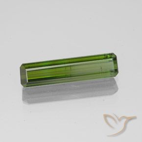 Turmalina Verde floresta Natural 1.45ct, Corte Octógono / Esmeralda, SI