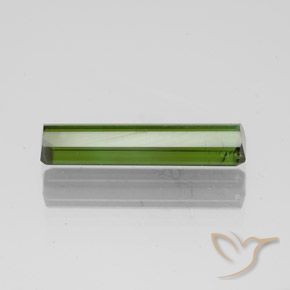 Turmalina Verde floresta Natural 1.45ct, Corte Octógono / Esmeralda, SI