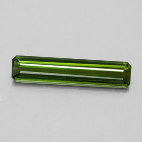 Turmalina verde natural 1,84ct, corte esmeralda, VS