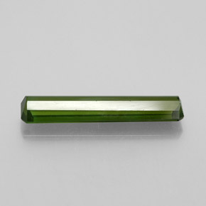 Turmalina verde natural 1,84ct, corte esmeralda, VS