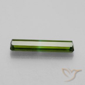 Turmalina Verde escuro Natural 1.20ct, Corte Octógono / Esmeralda, VS-SI