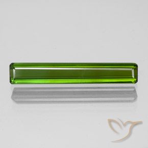 1.44ct Natural Algas Verdes Turmalina, Corte Esmeralda, VS