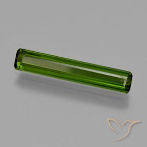 Turmalina Verde escuro Natural 1.66ct, Corte Octógono / Esmeralda, SI