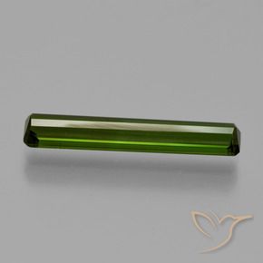 Turmalina Verde escuro Natural 1.66ct, Corte Octógono / Esmeralda, SI