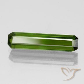Turmalina Verde escuro Natural 1.45ct, Corte Octógono / Esmeralda, VVS-VS