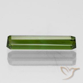 Turmalina Verde escuro Natural 1.45ct, Corte Octógono / Esmeralda, VVS-VS
