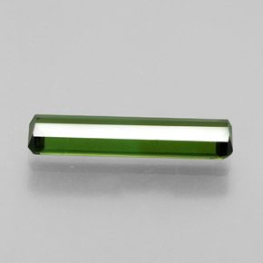 Turmalina verde natural 1,27ct, corte esmeralda, VVS-VS