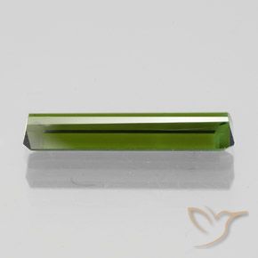 Turmalina verde escuro Natural 1.30ct, Corte Octógono / Esmeralda, VS-SI