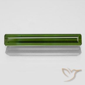 1.83ct Natural Verde escuro Turmalina, Corte Esmeralda, VVS-VS