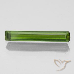 1.00ct Natural Algas Verdes Turmalina, Corte Esmeralda, VS