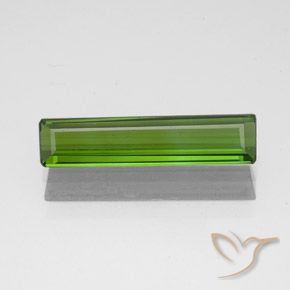 1.24ct Natural Algas Verdes Turmalina, Corte Esmeralda, VS