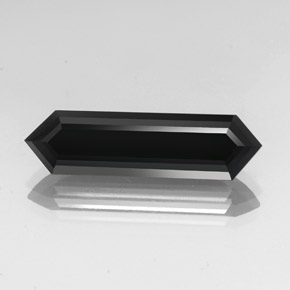 Turmalina preto natural 10,00ct, forma extravagante, opaco
