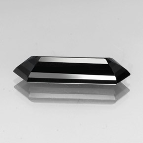 Turmalina preto natural 10,00ct, forma extravagante, opaco
