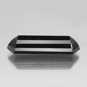 Turmalina preto natural 45,45ct, forma extravagante, opaco