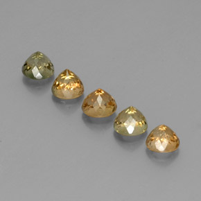 Pedras preciosas de turmalina multicolorido natural de  ct, corte redondo, VVS