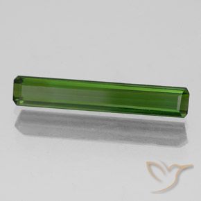 Turmalina verde escuro Natural 1.37ct, Corte Octógono / Esmeralda, VVS-VS