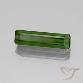 Turmalina verde escuro Natural 1.47ct, Corte Octógono / Esmeralda, VS